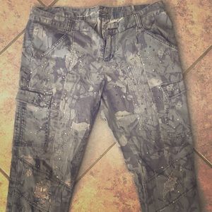 Camo Detailed Inc Pants Size 10